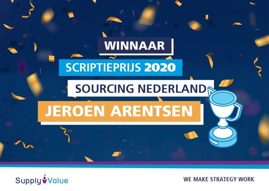 Berater Jeroen Arentsen gewinnt Diplomarbeitspreis Sourcing Niederlande