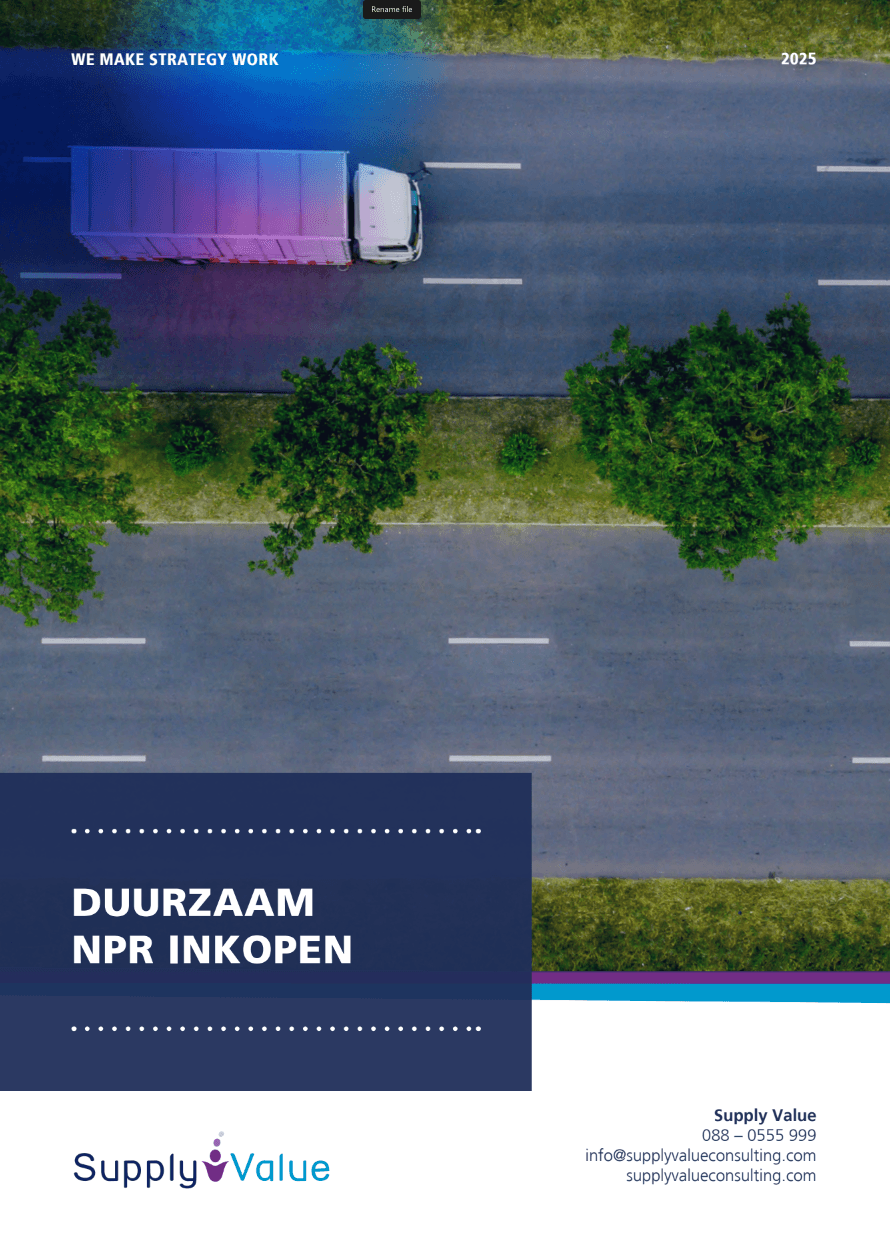 Whitepaper: Nachhaltige nicht produktbezogene (NPR) Beschaffung